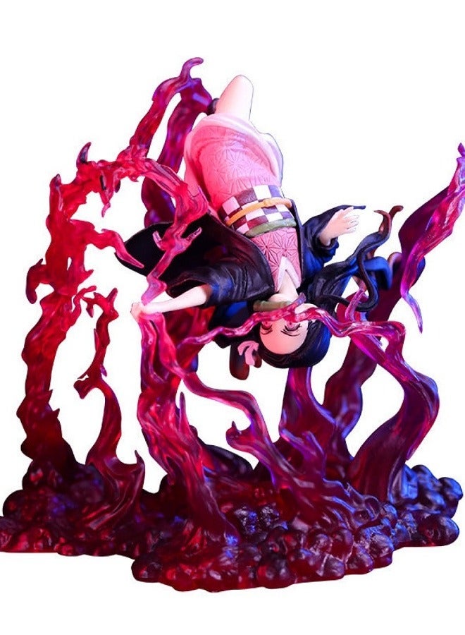 هالامودو طيران نيزوكو كامادو شكل عمل، زينة مكتب جميلة ولعبة عيد ميلاد ممتعة للأطفال - Image 1