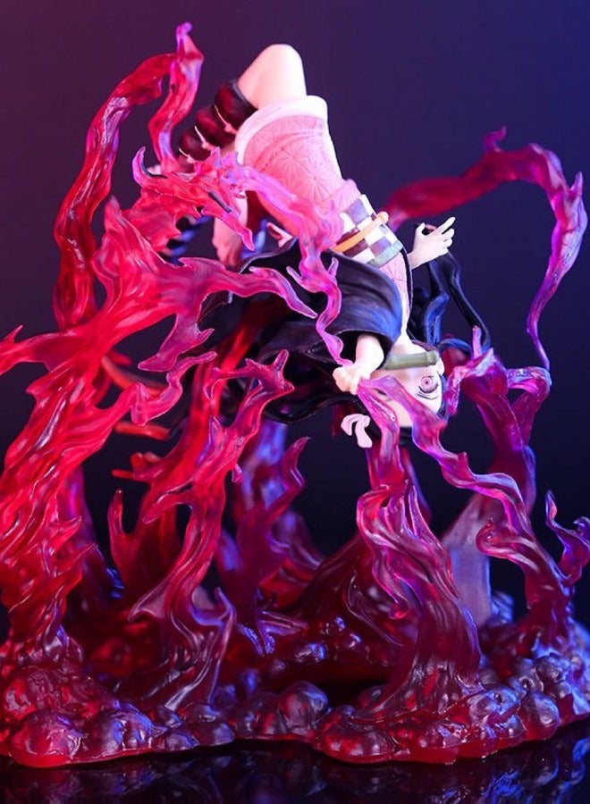 هالامودو طيران نيزوكو كامادو شكل عمل، زينة مكتب جميلة ولعبة عيد ميلاد ممتعة للأطفال - Image 3