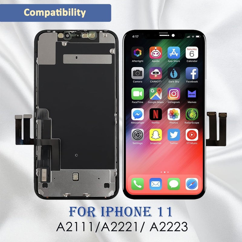 Yodoit iPhone 11 Screen Replacement Kit with Full HD COF LCD Display and Repair Tools - Image 2
