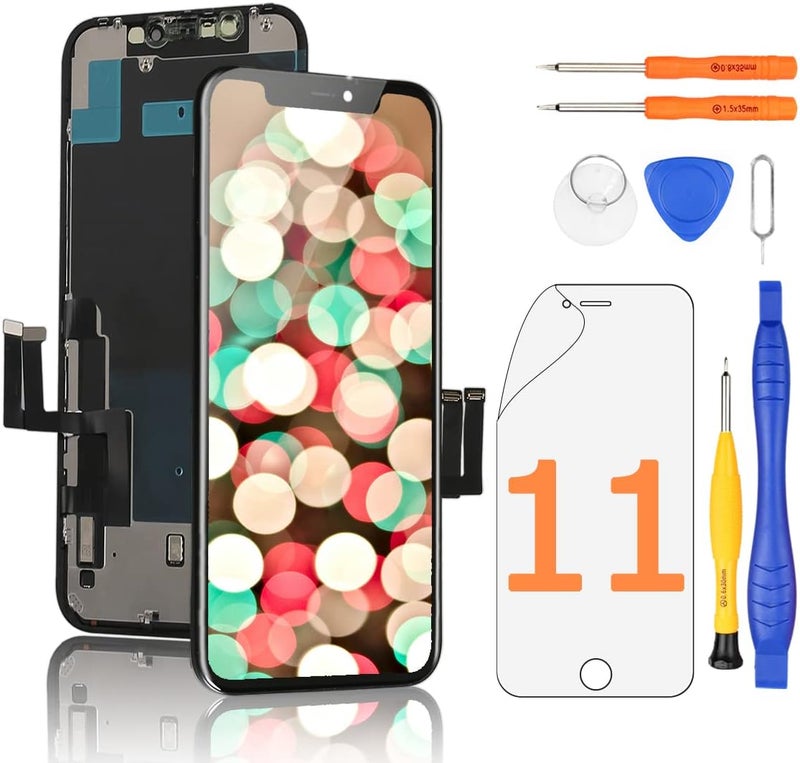 Yodoit iPhone 11 Screen Replacement Kit with Full HD COF LCD Display and Repair Tools - Image 1