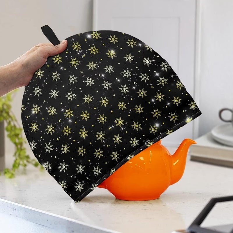 Teapot Cover Tea Pot Cover Insulation Keep Warm for Home Kitchen Table Hotel Tea Party Restaurant Teapot Cover Tea Kettle Quilt Tea Pot Cover Insulation Keep Warm Easy to Clean - Image 3