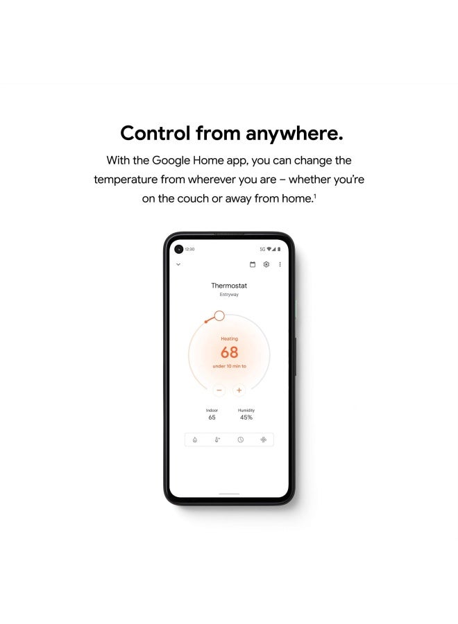 Google Nest Thermostat Trim Kit - Made for the Nest Thermostat - Programmable Wifi Thermostat Accessory - Snow - Image 4
