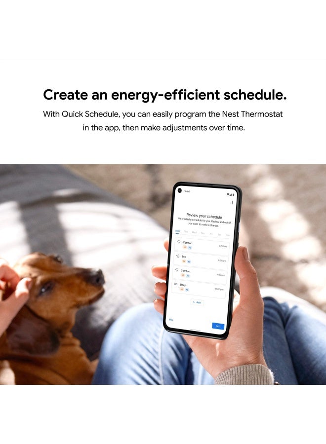Google Nest Thermostat Trim Kit - Made for the Nest Thermostat - Programmable Wifi Thermostat Accessory - Snow - Image 5