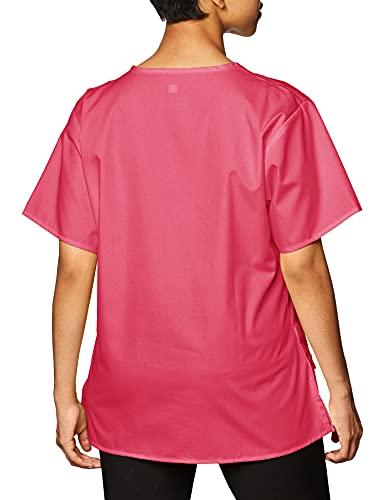 WonderWink Womens Origins Bravo V-Neck Top Medical Scrubs Shirt, Hot Pink, Large US - Image 3
