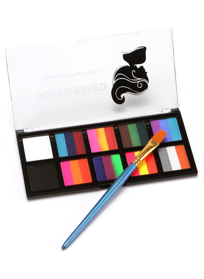 NIBEMINENT Professional Face And Body Painting Kit Multicolour - Image 1
