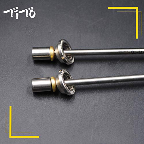 TiTo 1 Pair Lightest Titanium Quick Release for Road Bike MTB Wheels hub Mountain Bicycle (135+100mm) - Image 3