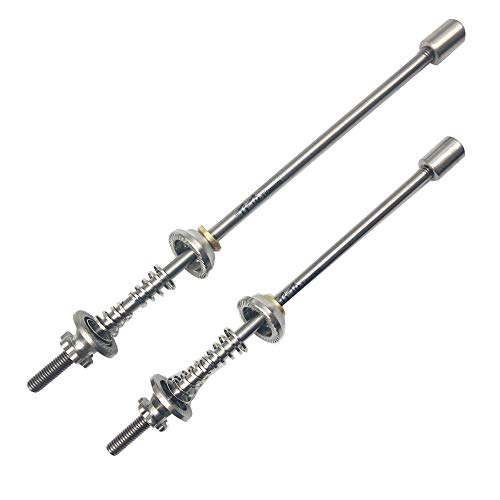 TiTo 1 Pair Lightest Titanium Quick Release for Road Bike MTB Wheels hub Mountain Bicycle (135+100mm) - Image 1