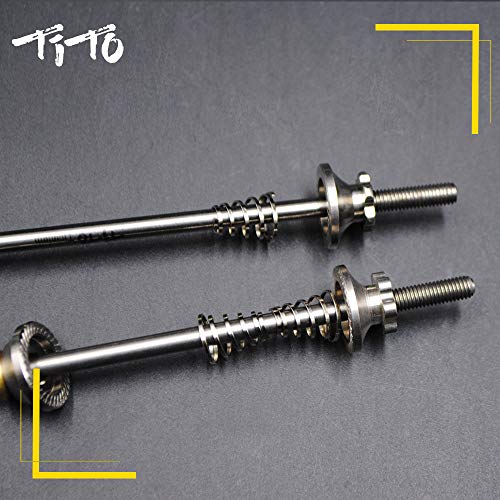 TiTo 1 Pair Lightest Titanium Quick Release for Road Bike MTB Wheels hub Mountain Bicycle (135+100mm) - Image 4