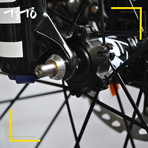 TiTo 1 Pair Lightest Titanium Quick Release for Road Bike MTB Wheels hub Mountain Bicycle (135+100mm) - Image 5