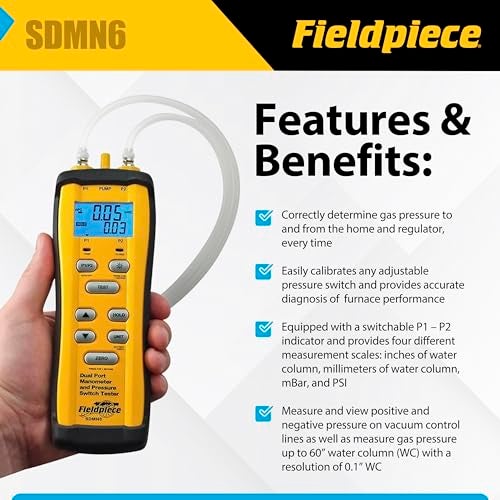 Fieldpiece SDMN6 Pressure Switch Tester - Image 2