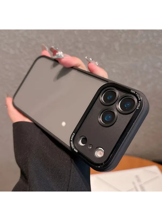 Dark Green Shockproof Matte Phone Case With Metal Lens Protection For iPhone 13 - Image 5