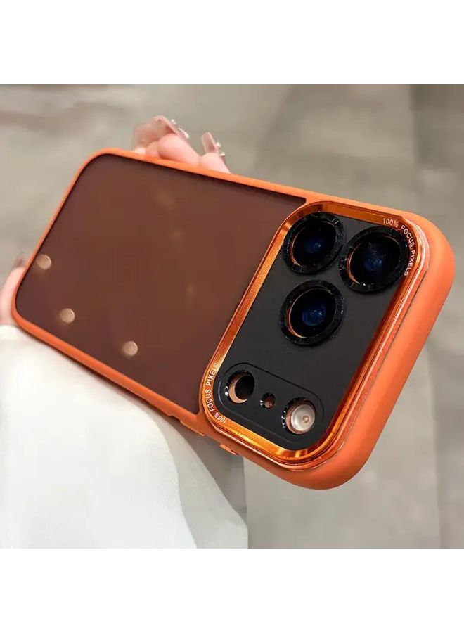 Dark Green Shockproof Matte Phone Case With Metal Lens Protection For iPhone 13 - Image 1