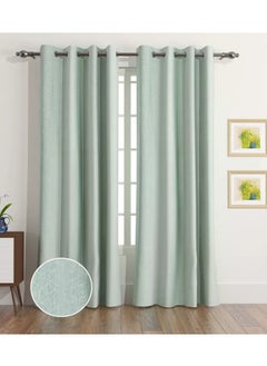 هوم بوكس Dolorez 2-Piece Jacquard Curtain Set - 140x240 cm  - Image 2