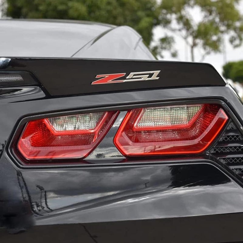 SR1 Performance Corvette Z51 Billet Aluminum Chrome Plated Badge/Emblem - C6, C7, C8 Z51 (6 inch) - Image 1