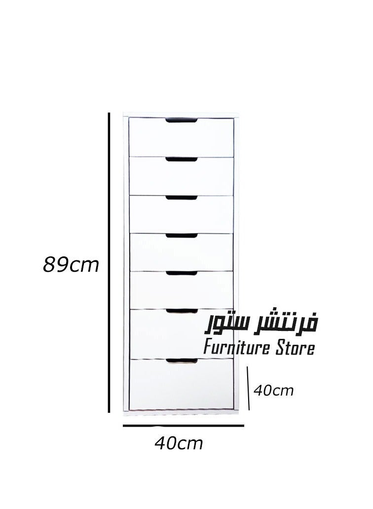 Furniture Store Modern drawer unit - height 89 cm - width 40 cm - depth 40 cm, from Furniture Store.  - Image 2