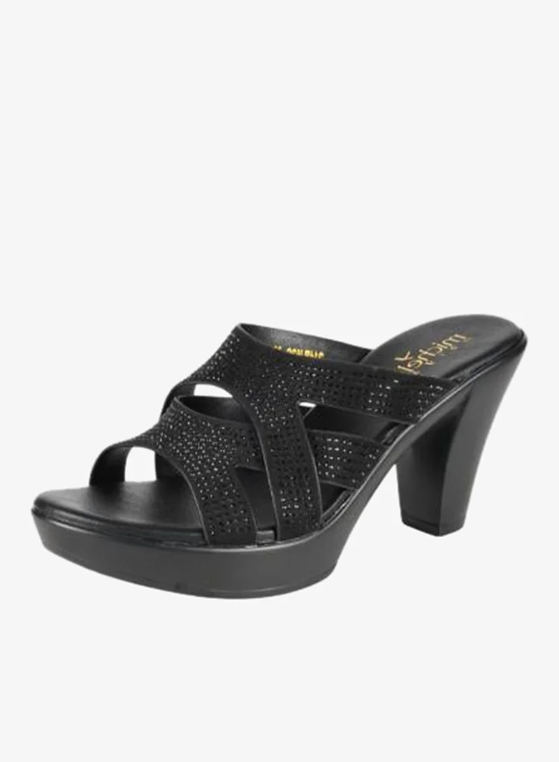 092-2912 Michelle Morgan Ladies High Heel Sandals 314RJ62C Black