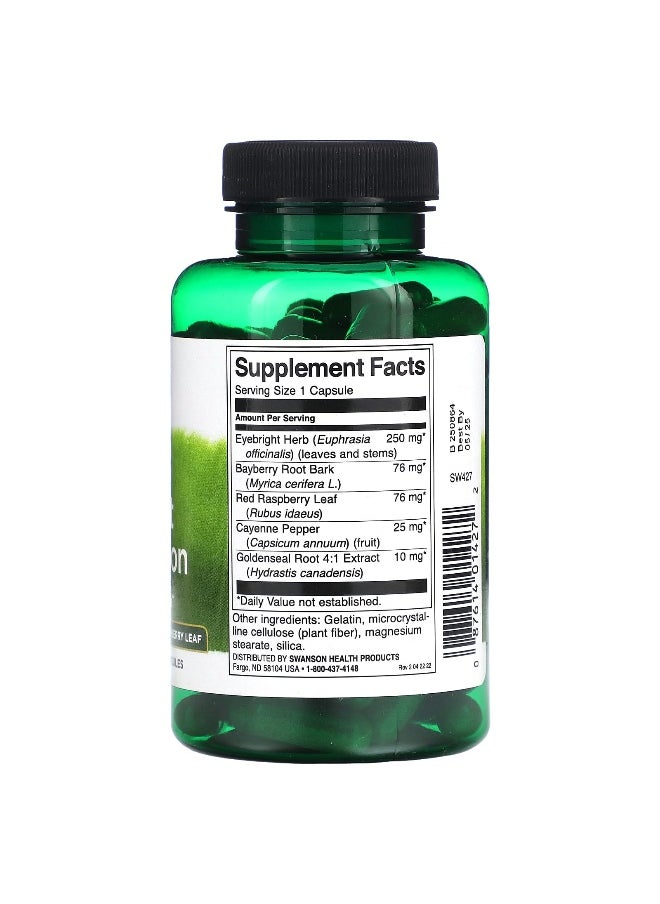 SWANSON Swanson, Herbal Eyebright Combination, 100 Capsules  - Image 2