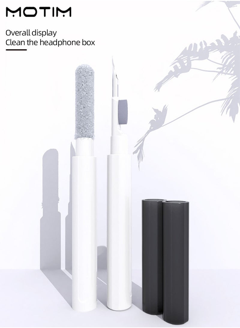 Motim - Airpods Cleaning Kit,  Multi-Purpose Cleaning Pen for Earbuds, Headphones, iPod, iPhone, iPad, Laptop, Bluetooth Headphone Double Clean Pen, Earphone Cleaner With Metal Pen Tip Flocking Sponge - Image 1