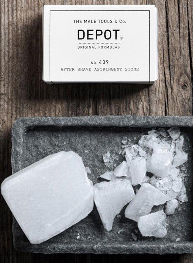 Depot حجر الألمنيوم بعد الحلاقة - يغلق المسام ويهدئ البشرة بعد الحلاقة، يقلل من حروق الحلاقة ويمنع الشعر الناشئ (90 جرام) - Image 2