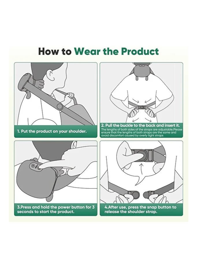 ELTRAZONE 4D Bionic Neck and Shoulder Massager with Heat – Wireless Rechargeable Deep Tissue Shiatsu Massager for Neck, Back, Shoulders & Full Body Pain Relief, Portable Electric Kneading Device with Soothing Heat Therapy for Home, Office, Car & Travel - Image 5