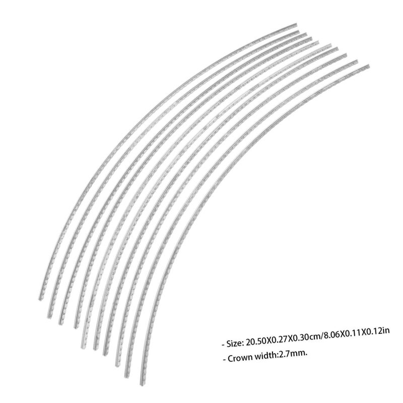 20.5x0.27x0.3cm Guitar Fret Wire Replacement for Classical Folk Guitar Frets Guitar Repair Parts Easy to Install - Image 3
