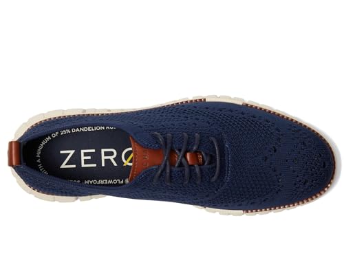 Cole Haan Mens Zerogrand Remastered Stitchlite Wing Tip Oxford, Marine Blue/Ivory, 8-W US - Image 3
