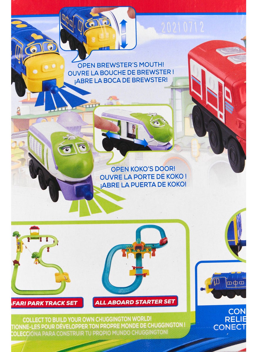 CHUGGINGTON 3 Piece Of Connectable Train Toys, Red  - Image 5