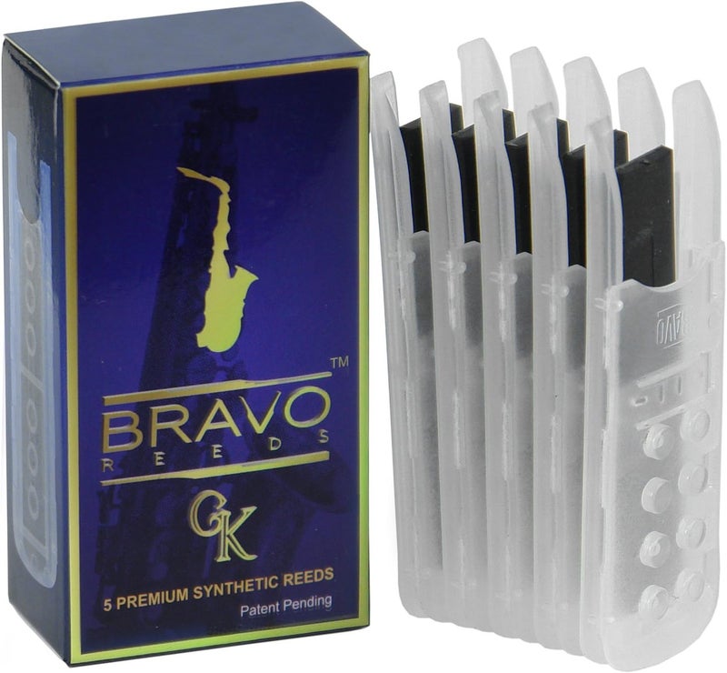 Bravo Synthetic Reeds for Alto Saxophone - Strength 1.5, Model BR-AS15 - Image 3
