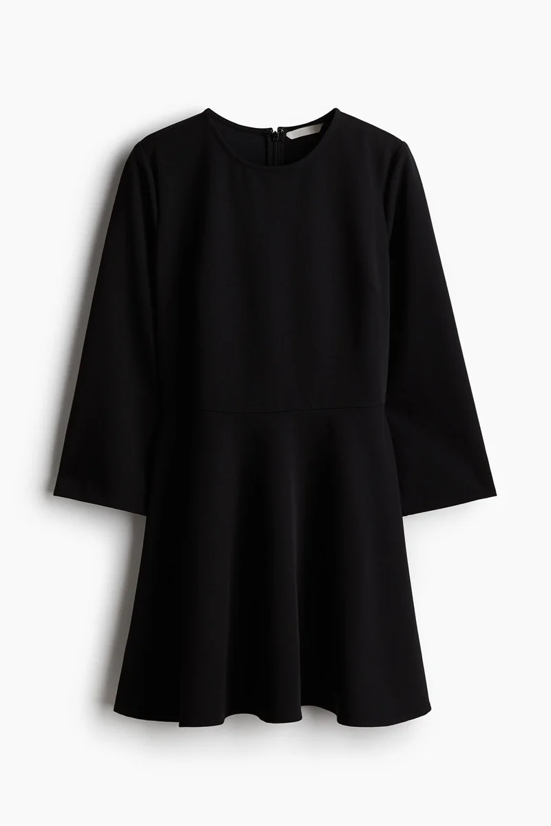 H&M Flared-skirt twill dress