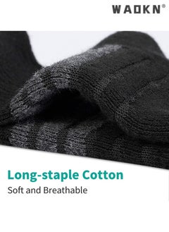 WAOKN Lightweight & Breathable, Unisex Low-Cut Sports Socks,Black 3-Pair Set, Anti-Blister Comfortable Walking Socks, Choice for Sports Lovers  - Image 4