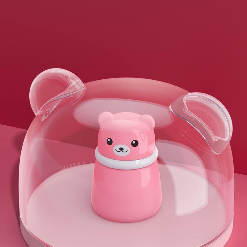 CoaGu Compact Powder Case  Includes Powder Puff  Ideal for Body Dusting  Perfect for Baby  Mom Use  Pink Color - Image 5