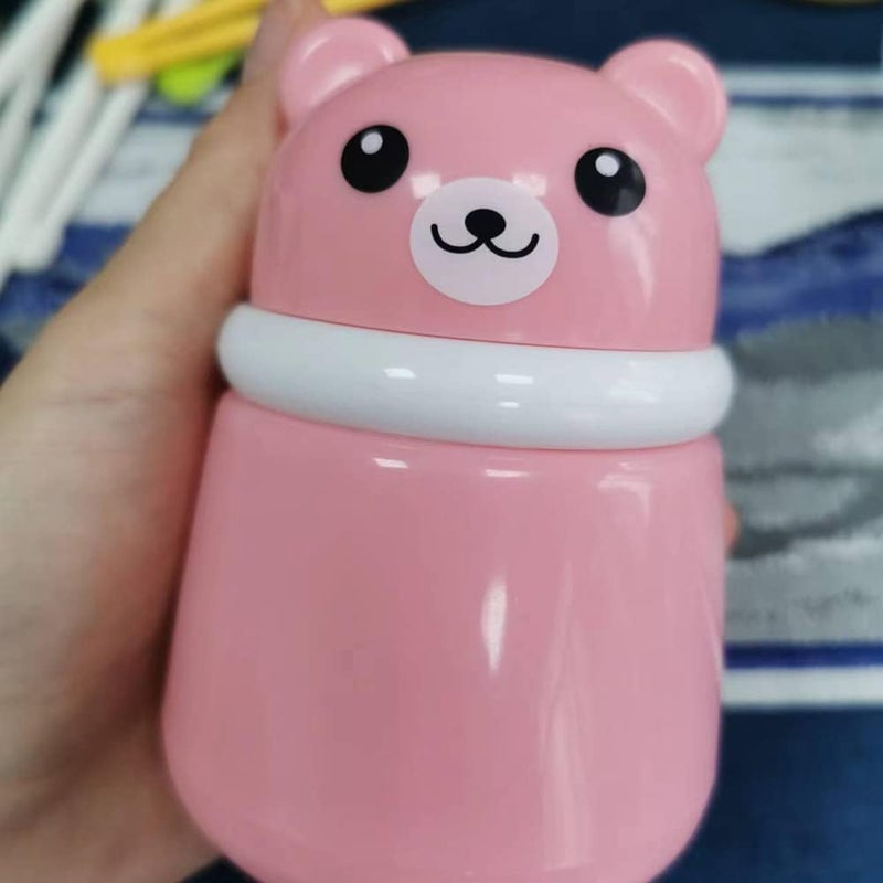 CoaGu Compact Powder Case  Includes Powder Puff  Ideal for Body Dusting  Perfect for Baby  Mom Use  Pink Color - Image 2