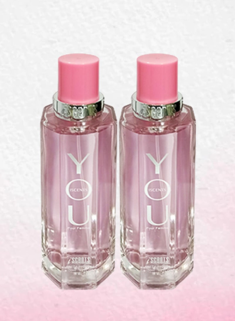 آي سينتس بريميوم 2 قطع عطر يو آي سينتس 100 مل EDP - Image 1