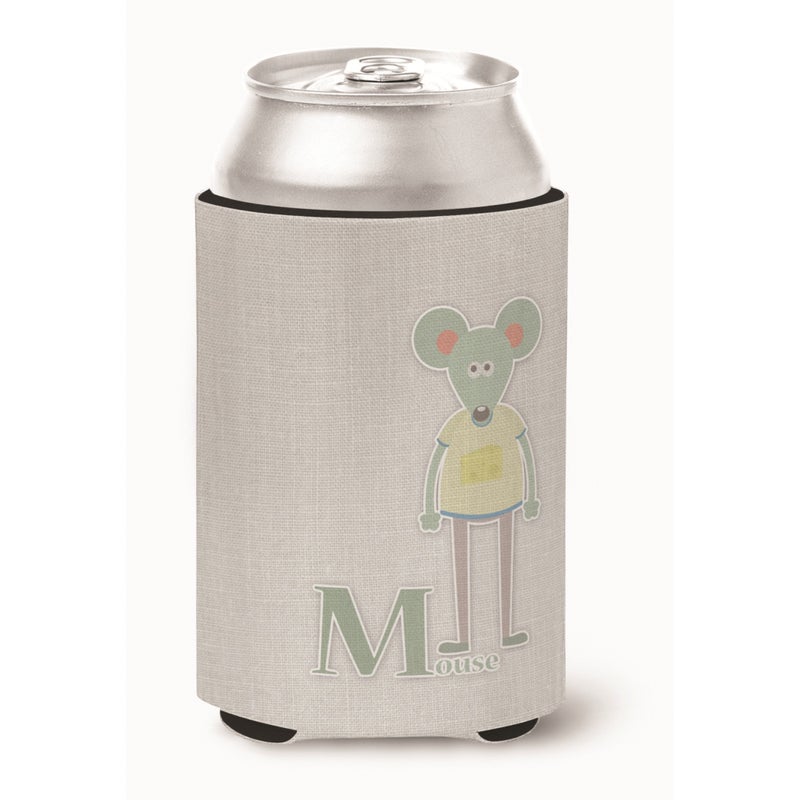 Caroline's Treasures ""Caroline's Treasures Alphabet M For Mouse Can or Bottle Hugger  Can Hugger  Multicolor"" 