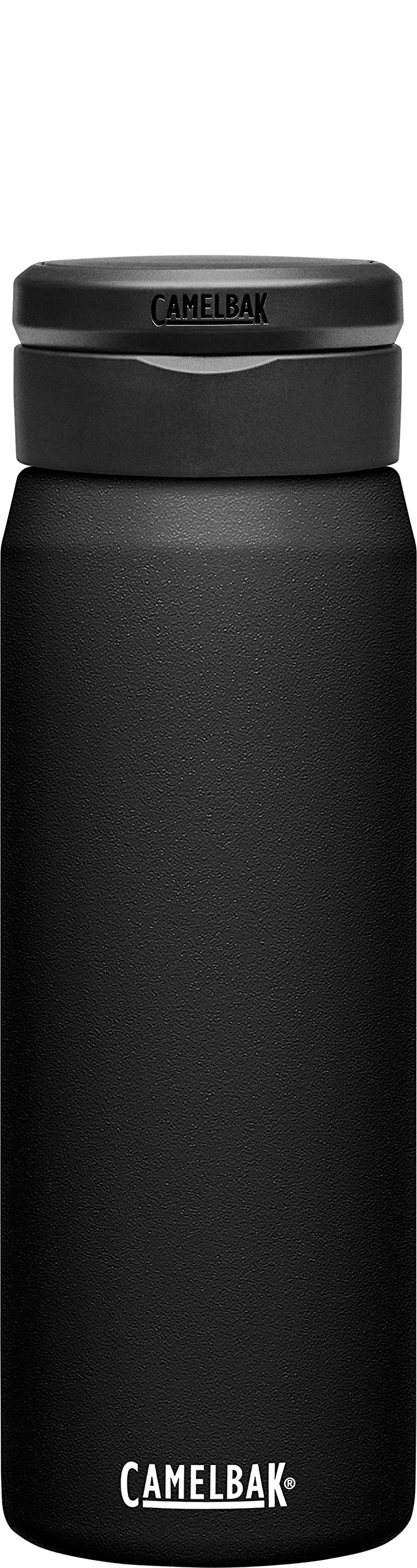 CAMELBAK زجاجة ماء معزولة من الفولاذ المقاوم للصدأ CamelBak Fit Cap - 25 أونصة، سوداء - Image 1