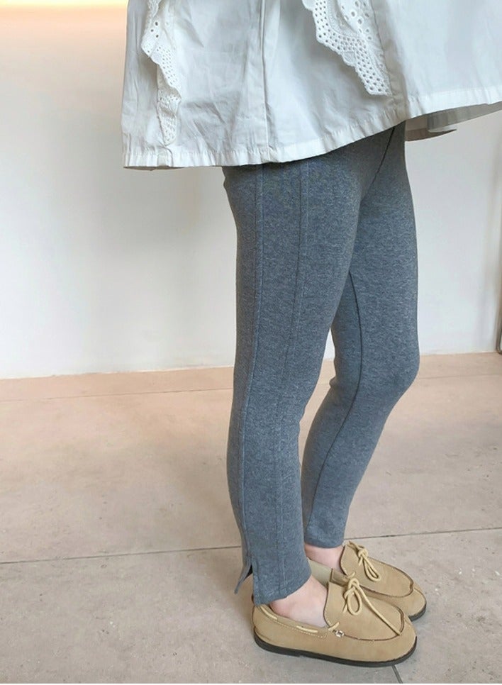 إسكدنيا الفتيات السراويل الضيقة الجانب منفرج الساقين رمادي داكن - Image 2