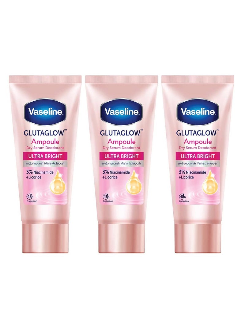 Vaseline GlutaGlow Ampoule Serum Deodorant Ultra Bright 45ml - Image 2