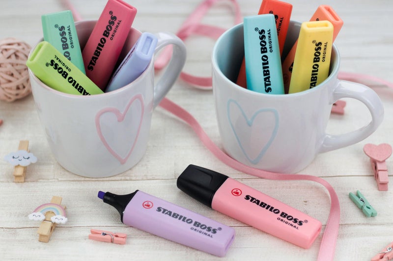 STABILO Highlighter - STABILO BOSS ORIGINAL Pastel - Pack of 10 - Milky Yellow - Image 5