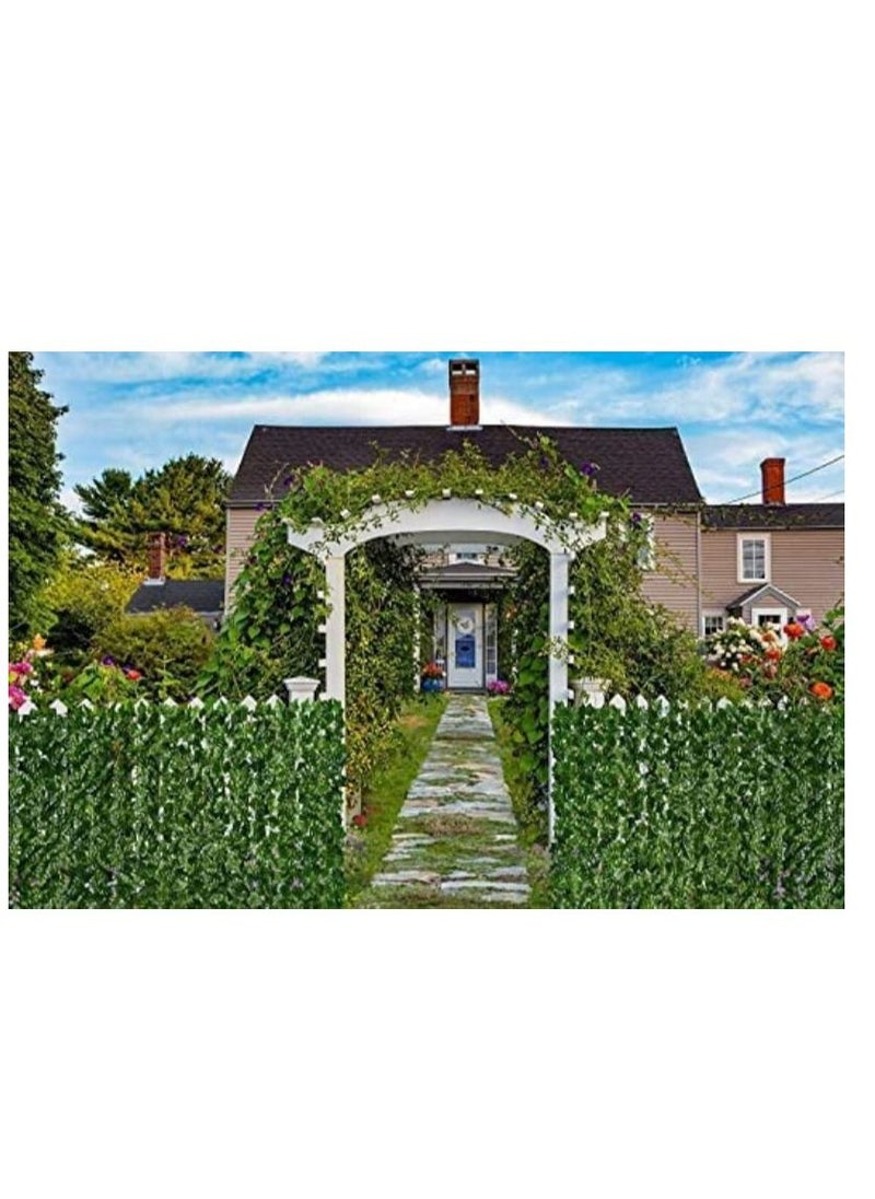 Cool Baby COOLBABY Faux Ivy Privacy Fence Wall Screen 118 x 39 Inches Approx 299.5 x99.5 CM Faux Hedge Fence And Faux Ivy Maple Leaf Decoration Outdoor Garden Decor  - Image 3