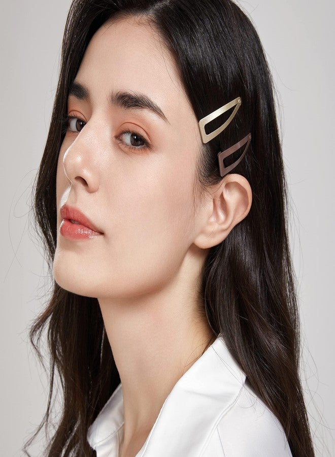 دوفاش مشابك شعر صغيرة مزدوجة التثبيت من دوفاش، 4.5 سم/1.77 بوصة، مشابك شعر معدنية، إكسسوارات للنساء - 6 قطع (أسود) - Image 5