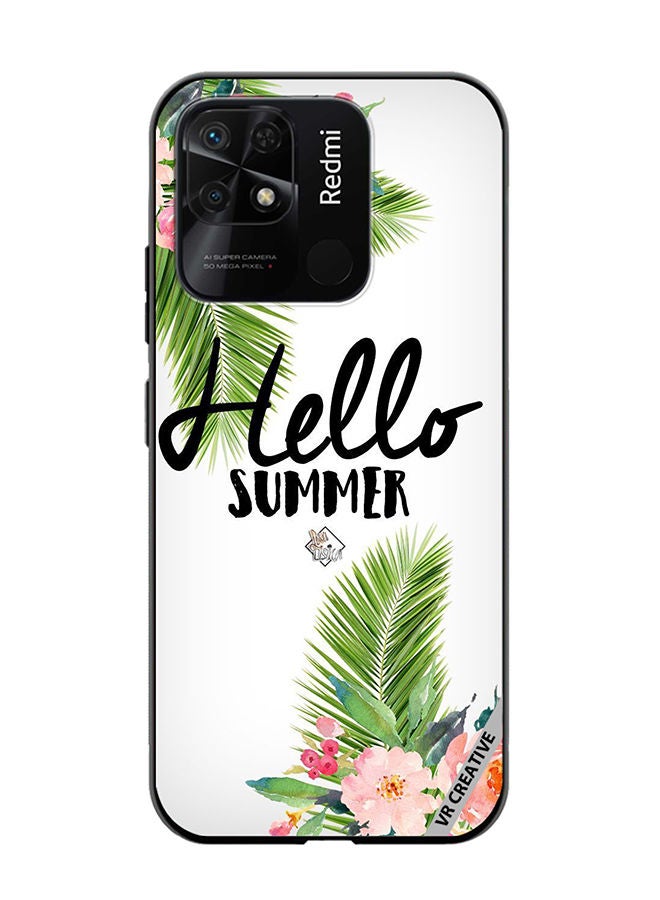 VR CREATIVE Protective Case Cover For Xiaomi Redmi 10C Hello Summer Design Multicolour - Image 1