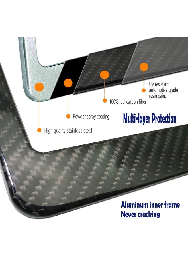 AOOTF Carbon Fiber License Plate Frame - Image 5