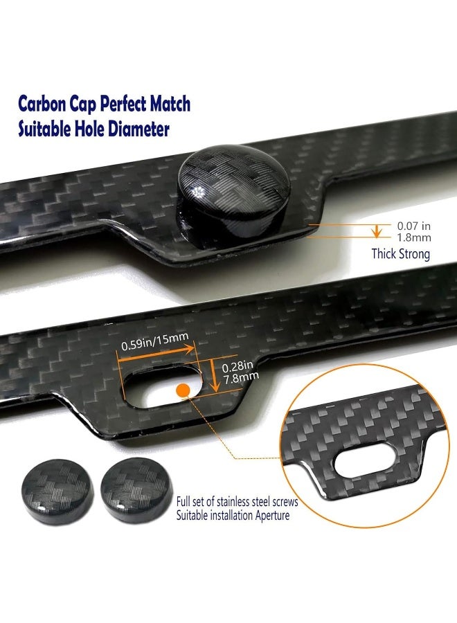 AOOTF Carbon Fiber License Plate Frame - Image 3