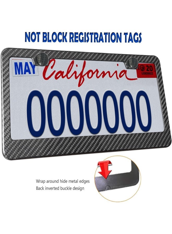 AOOTF Carbon Fiber License Plate Frame - Image 2