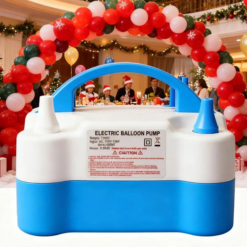 PETO high-power electric balloon pump balloon blower inflatable pump double hole automatic inflator inflatable ball machine wedding room balloon blowing weapon - Image 4