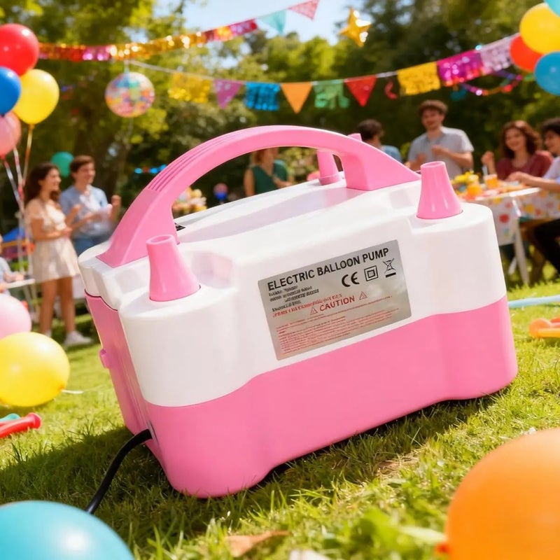 PETO high-power electric balloon pump balloon blower inflatable pump double hole automatic inflator inflatable ball machine wedding room balloon blowing weapon - Image 2