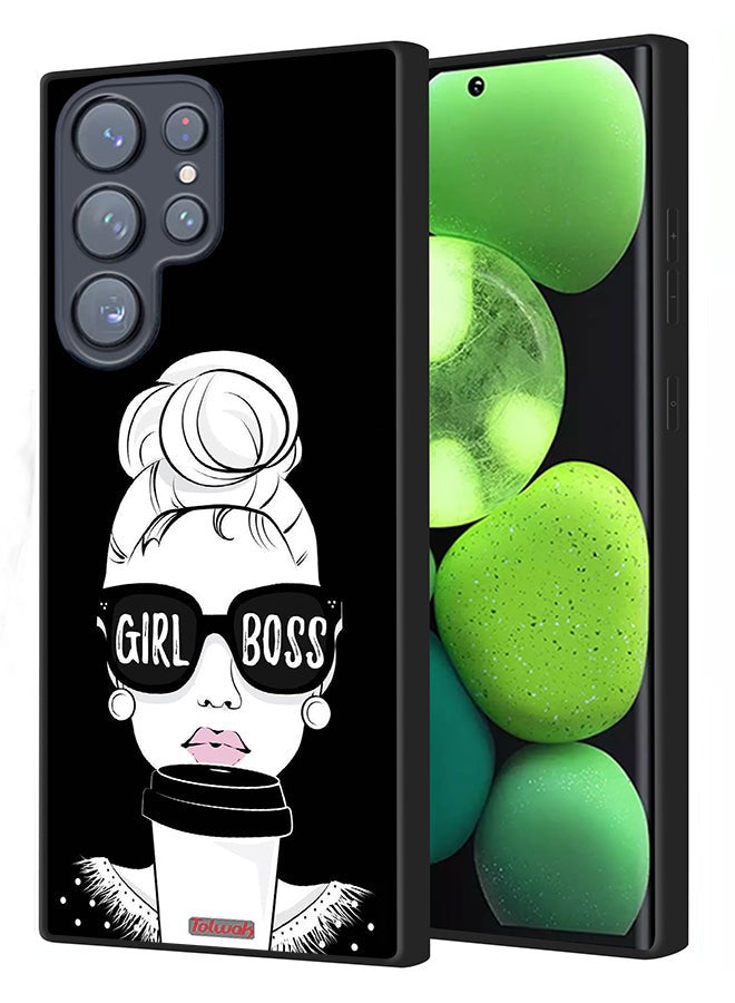 Tolwak Samsung Galaxy S23 Ultra 5G Protective Case Cover Girl Boss - Image 1