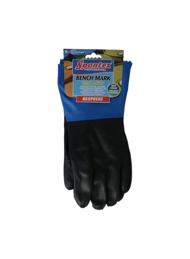 Spontex Bench Mark Gloves Black and Blue X-Large - Image 1