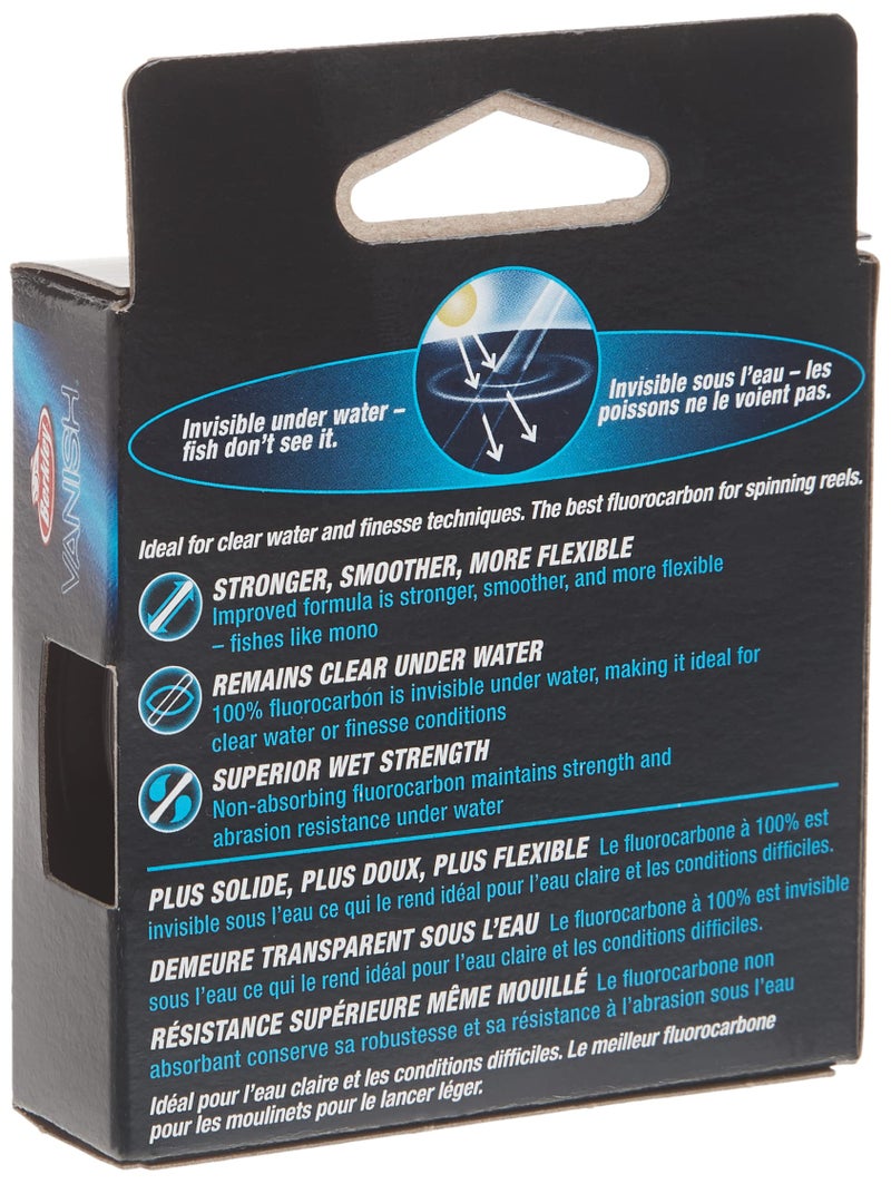 Berkley خط صيد فلوروكربون شفاف من بيركلي فانيش®، 10 رطل | 4.5 كجم، 110 ياردة | 100 متر، مناسب للبيئات المالحة والعذبة - Image 4