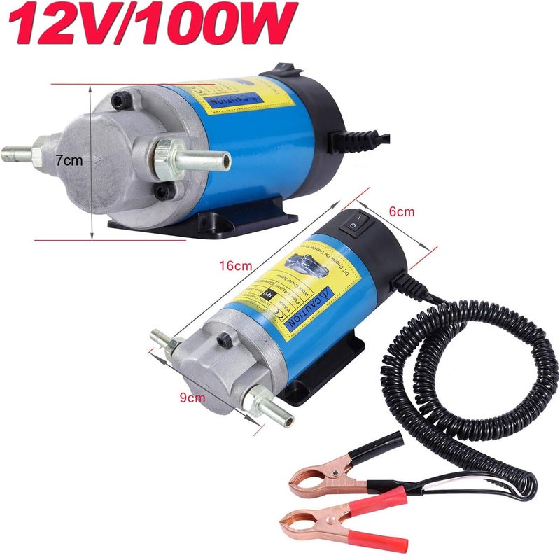 AIGMlSON 12V 100W Electric Engine Oil Pump with 3 Pipes - Low Noise - Image 4